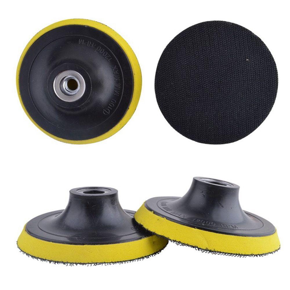 3/4/5/6/7'' Высококачественная черная профессиональная полировальная машина для полировки с крючком и петлей, опорная пластина для автомобильного M14 падика