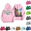 Women's Casual FashionPrinted  Casual Hooded Sweatshirt With Pockets
