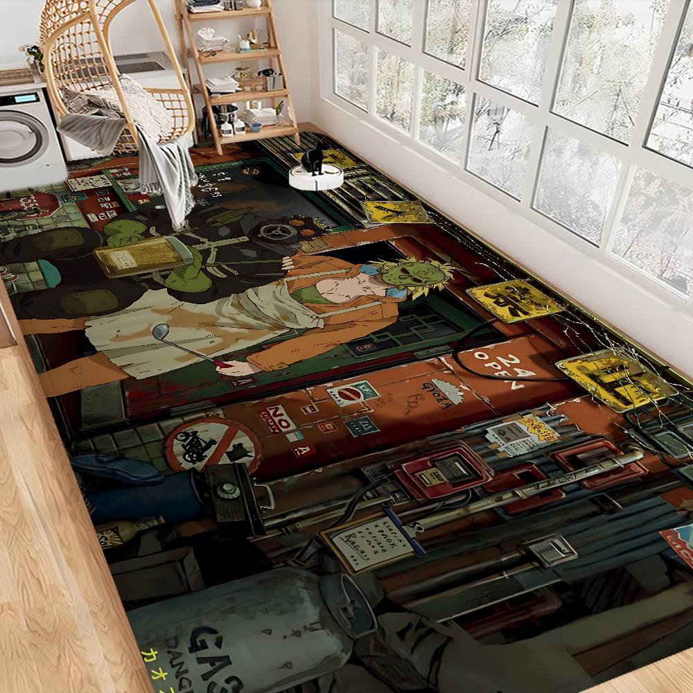 Anime D-DorohedoroS Door Mat Washable Non-Slip Living Room Sofa Chairs Area Mat Kitchen Doormat Area Rug
