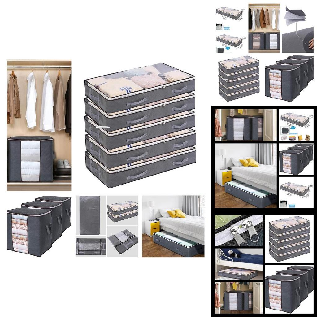 Durable Non-woven Fabric Bedside Storage Box For Clothing And Other Miscellaneous Items