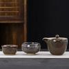 Ceramic Travel Tea Set 1 Teapot 2 Cups Coffee Cup Set Gaiwan Shu Puer Teapots To Boil Water Teaware Kettles Cups and Mugs Pot