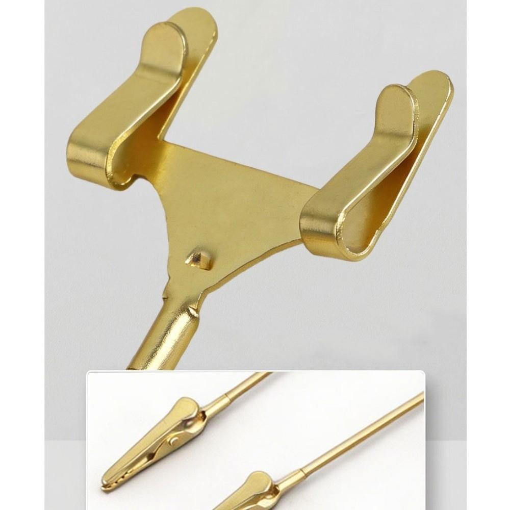 5Pcs Vertical Sign Holder Display Stand Double Head Price Display Sign Clip Bakery Shop