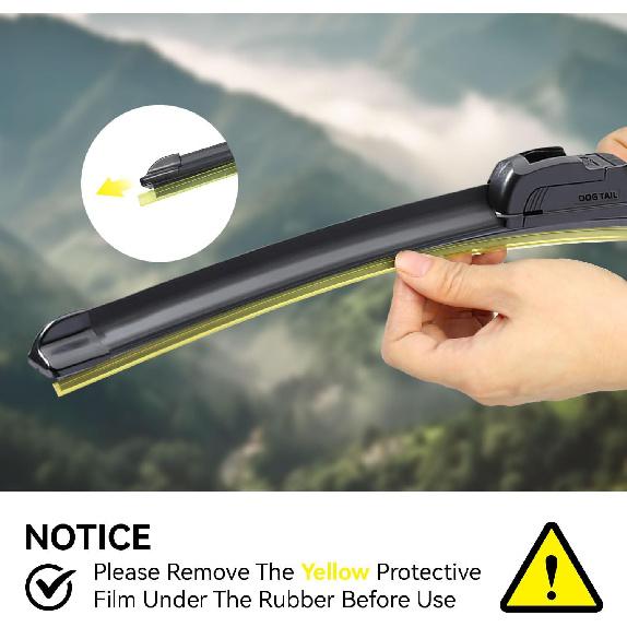 Дворники DOGTAIL 22 дюйма для Ford F150 2009-2025 F250 2009-2025 Ford Expedition 2007-2025, Всесезонная автомобильная замена Scrubblade Передние