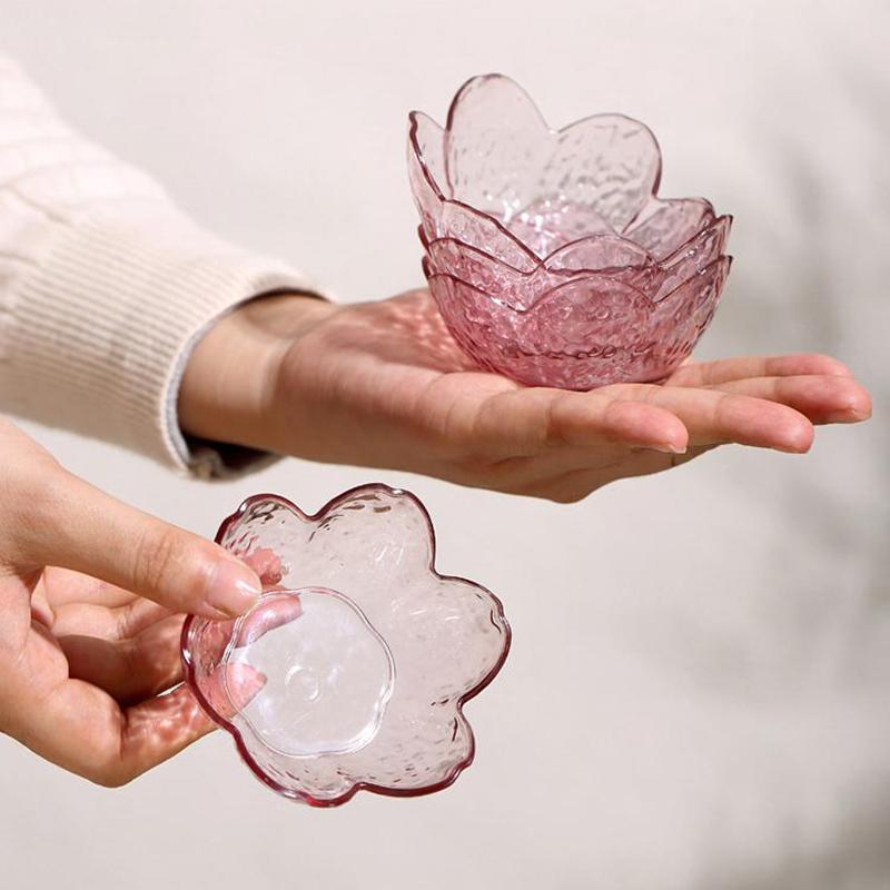 Узор молотка Сакура Соусницы Маленькие Пластиковые Блюдца для Приправ Соусник Миска для Соуса Мороженое Маленькие Обеденные Тарелки