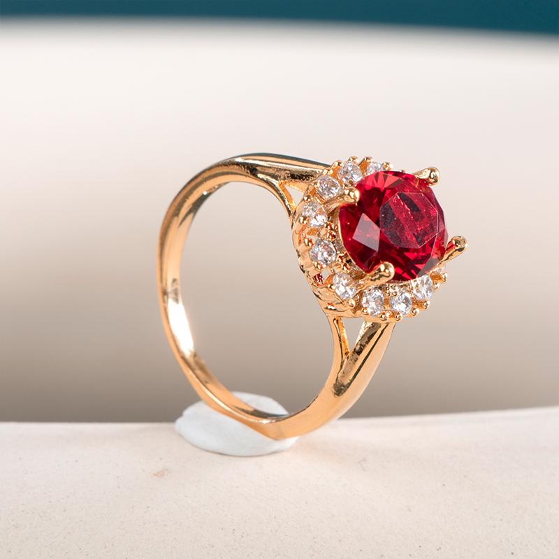 BELLA BOX Gorgeous Oval Blue Cubic Zirconia Ring Wedding Ceremony Party Luxury Accessories Women Elegant Design Fashion Jewelry