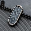 Business Style Double-Sided Leather Key Shell for AITO M7/M5 EV 2022 Model - Full Coverage Metal Car Key Case
