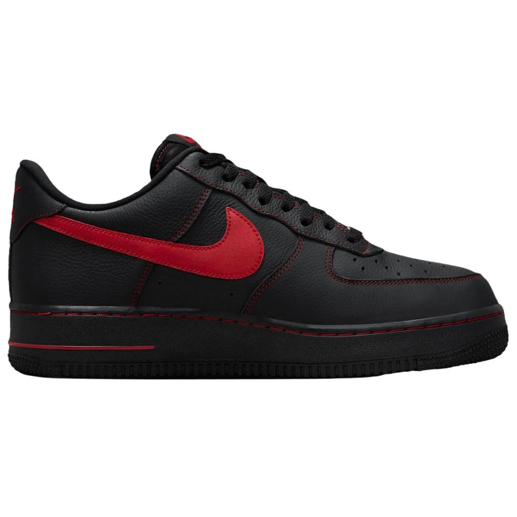 Nike Кроссовки Nike Air Force 1 Дышащие Низкие Скейтбордические Мужские Черно-Красные HQ2037-005