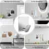 Wall Adhesive Towel Hooks Heavy Duty Stick On Wall Hooks Hanging Clothes Hats Bathroom Kitchen Stainless Steel Hanger Hook