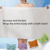 1 шт. Банное полотенце Утолщенное и Увеличенное Одноразовое Портативное Индивидуальная Упаковка 70x140см Спрессованное Нетканое Быстросохнущее