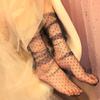 Lace Socks Women Transparent Mesh Sexy Dot Ankle Socks Ultra-Thin Princess Tulle Socks Ladies Spring Summer Female Hosiery