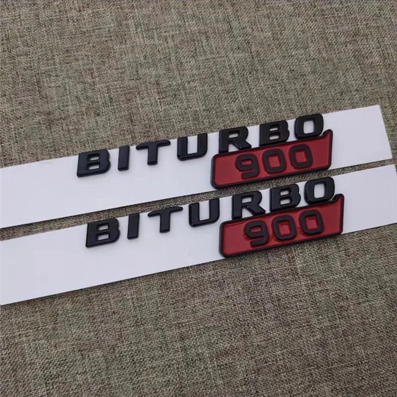 Автомобильные наклейки-эмблемы BITURBO 700 800 900 на крыло, багажник, кузов для Mercedes-Benz Brabus G Class G700 G800 G900 W463