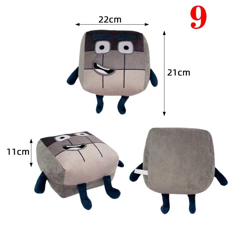 10 стилей, цифровые блоки, плюшевые игрушки, мягкие куклы, фильмы, сериалы, мультяшные развивающие игрушки, детский подарок