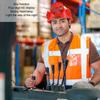 Красный 6 вентиляторов солнечный защитный шлем двойной кондиционер Bluetooth защитный шлем 12000 мАч