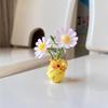 Mini Ceramic Vase Magnets Sticker for Refrigerator 3D Printing DIY Fridge Magnet for Flower for Kitchen Office Whiteboard Decor