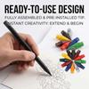 Smooth Friction Eternal No Ink Pen Reusable Writing Pencil No Ink Pencil  Painting Supplies