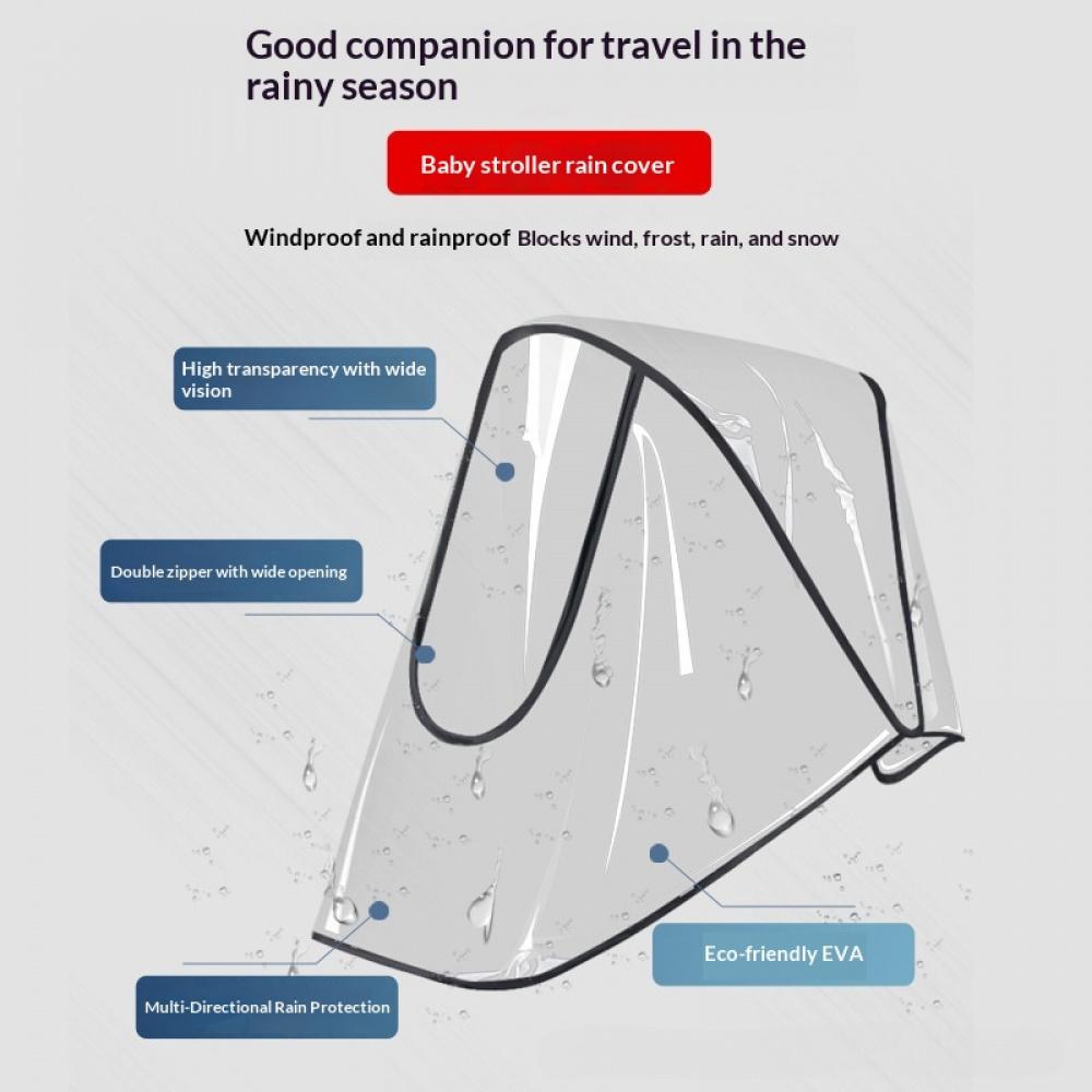 Универсальный дождевик для детской коляски, ветровое стекло для детской коляски, зонт для детской коляски, дождевик для коляски, защитный чехол для коляски, плащ