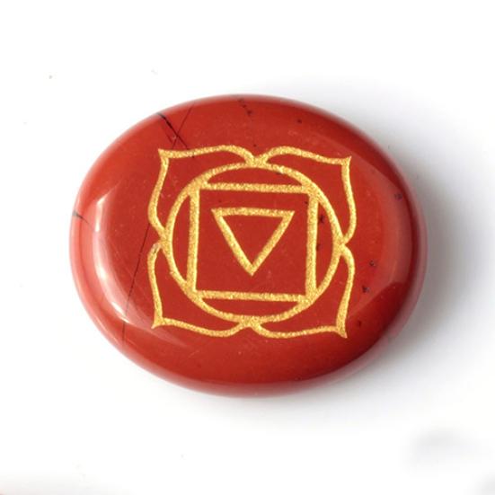 7 шт. выгравированный натуральный камень чакры пальмовый камень кристалл лечебные украшения