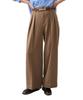Bis Hot Beauty Wide Leg Care BVS65300 Camel SS Two-pleat Pants/Easy Women's (Size 25)