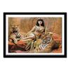5D DIY Diamond Painting Tiger & Girl Cross Stitch Full Drill Pattern Resin Diamond Embroidery