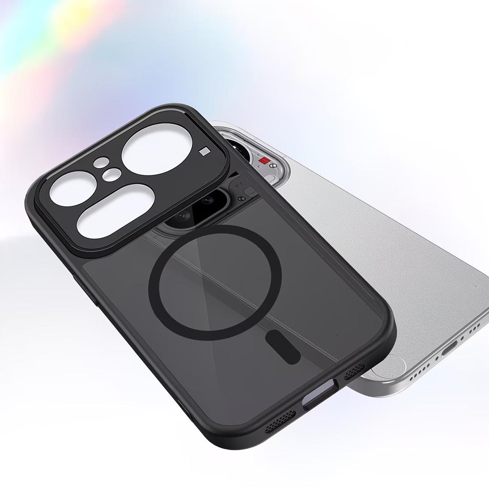 Case for Nothing Phone (4a) Pro, for MagSafe, ERBORD Matt Case, black