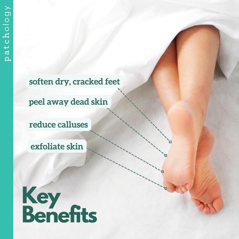 Patchology PoshPeel Pedi Cure Intensive Foot Peel Treatment Standard