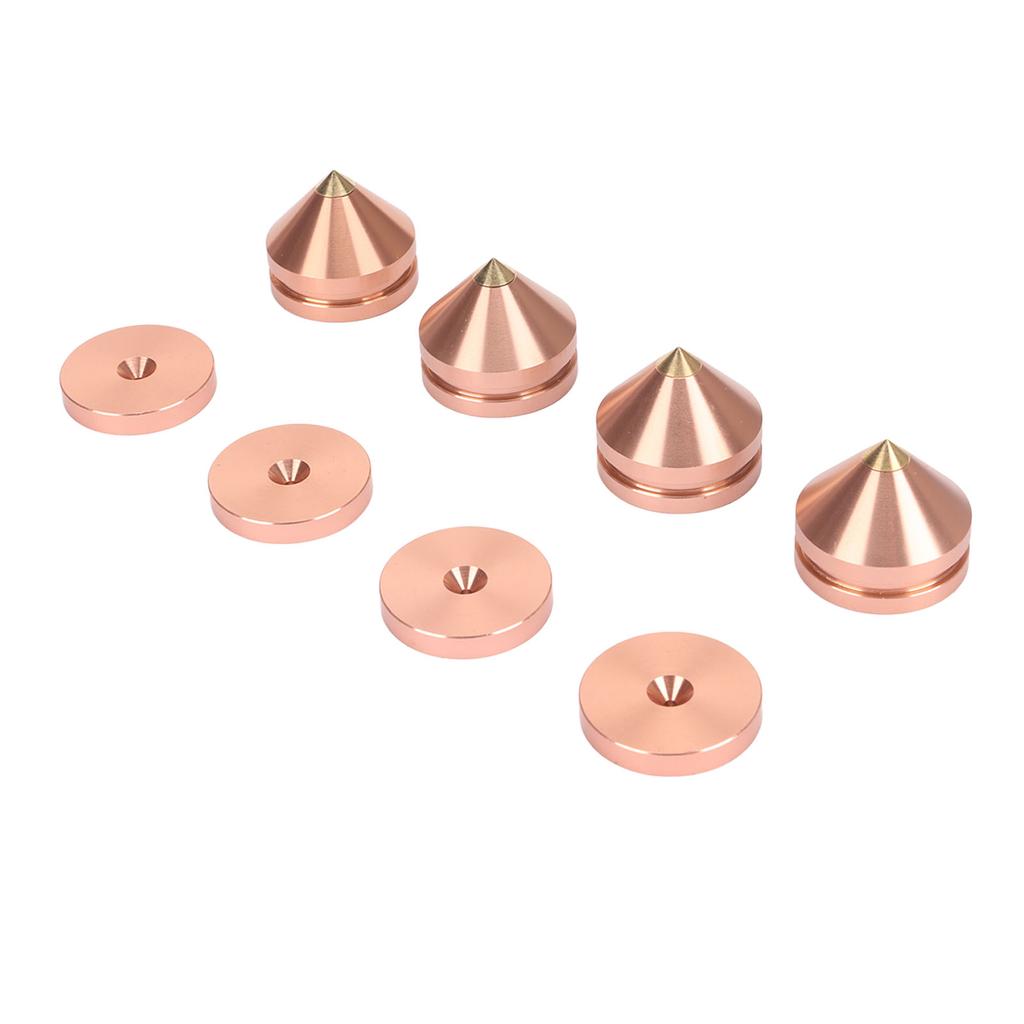 4PCS Speaker Isolation Feet Pad Shock Absorption Amplifier Spike Isolation Feet Mat for Turntable