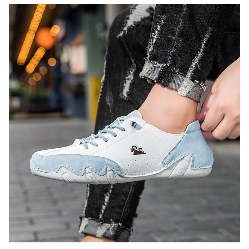 Couple Style Men's and Women's Shoes, Low Cut Men's Casual Shoes, Color Blocked Oversized Shoes