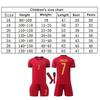 2024-25 Portugal Ronaldo Home Soccer Jersey Set Fan Version
