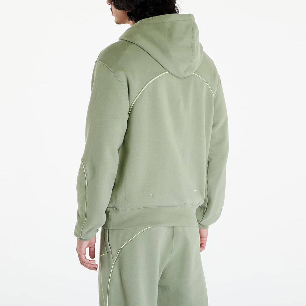 Nike Толстовка с капюшоном X NOCTA NRG Fleece CS цвета масляно-зеленый/светло-жидкий лайм, мужская уличная одежда FN7659-386