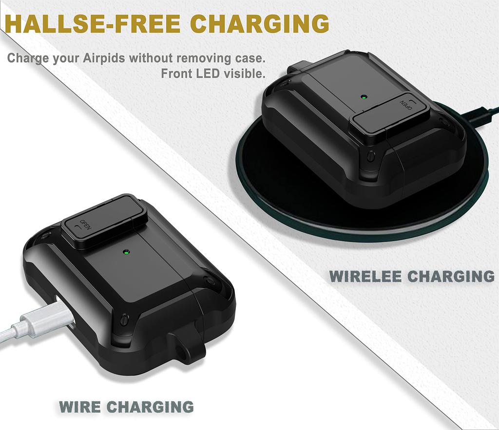 Для Airpods Pro 3 Чехол Чехол с защитной защелкой для Apple Airpod Pro 3 (2025) с Набором для чистки Защита от падений Чехол-накладка для Airpods Pro3