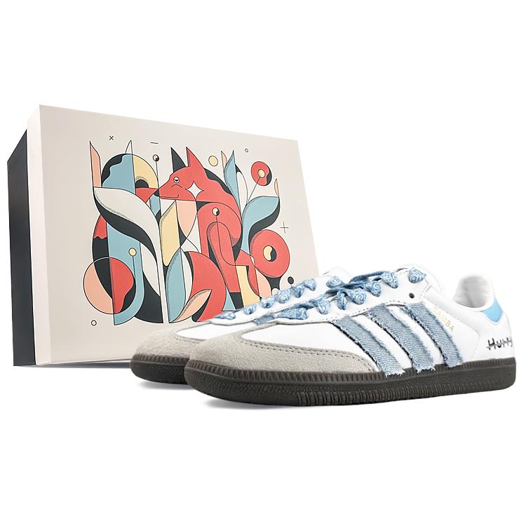 adidas Оригинальные Samba Нескользящие, Износостойкие, Легкие Нескользящие, Износостойкие, Легкие B75806(Team40-S-BOX)