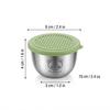 Контейнер для специй из нержавеющей стали 304, миски для соуса с крышкой, портативные для пикника на открытом воздухе, герметичные, блюдце для соуса для томатов и салата