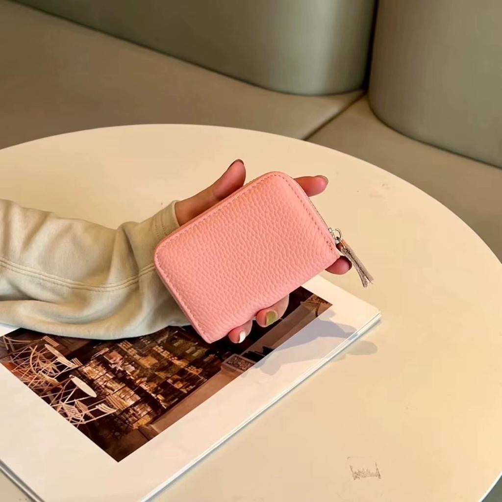 Genuine Leather Card Holder First Layer of Cowhide Coin Purses For Women Natural Leather ID Credit Business Cards Organizer 11 Slots