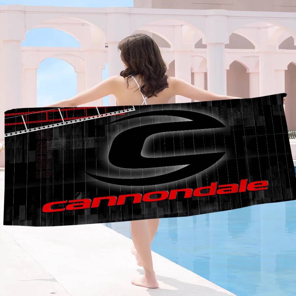 C-Cannondale Микрофибра с принтом Пляжное полотенце Альпинизм Йога Пляж Плавание Бег Впитывающее Мягкое полотенце