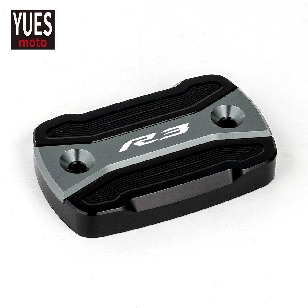 Аксессуары для мотоциклов, специальные предложения, передняя и задняя крышка главного бачка тормозной жидкости, крышка, подходит для YAMAHA YZF R3 2015-