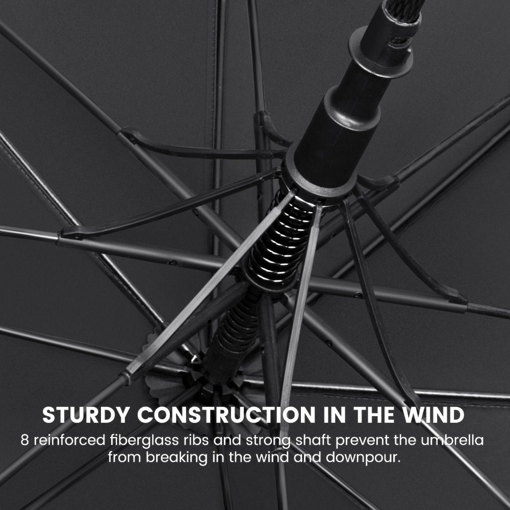 Double Canopy Golf Umbrella Windproof Automatic Open Umbrella Extra Large Umbrella Outdoor Sports