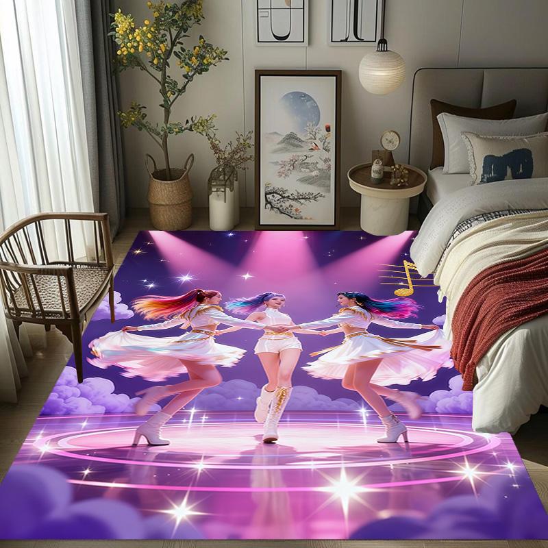 Harmony Motion: Musical Dance Celebration carpet floor mats printing Office chair cushion Christmas gifts Bathroom mat