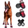 Dog Shoes with Anti-Slip Socks,Waterproof Dog Boots with Adjustable Reflective Straps,Comfortable and Breathable Paw Protectors