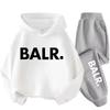 Autumn Warm New York Letter Cool Graphic Print Children Long Sleeve Hoodie +pant Suit 2pcs Set Sweatshirt Boy Girl Kid Sportwear