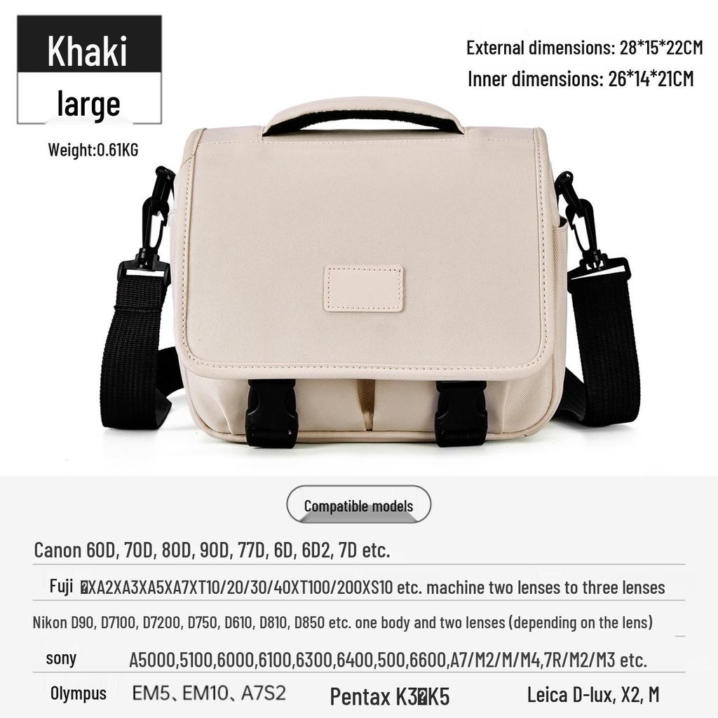 Водонепроницаемая портативная сумка для камеры для Canon, Sony, Fuji, Nikon зеркальных/беззеркальных камер - Одноплечевая сумка для фотосъемки