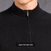 Antonio Men's 100% Pure Cashmere Half-High Collar Sweater