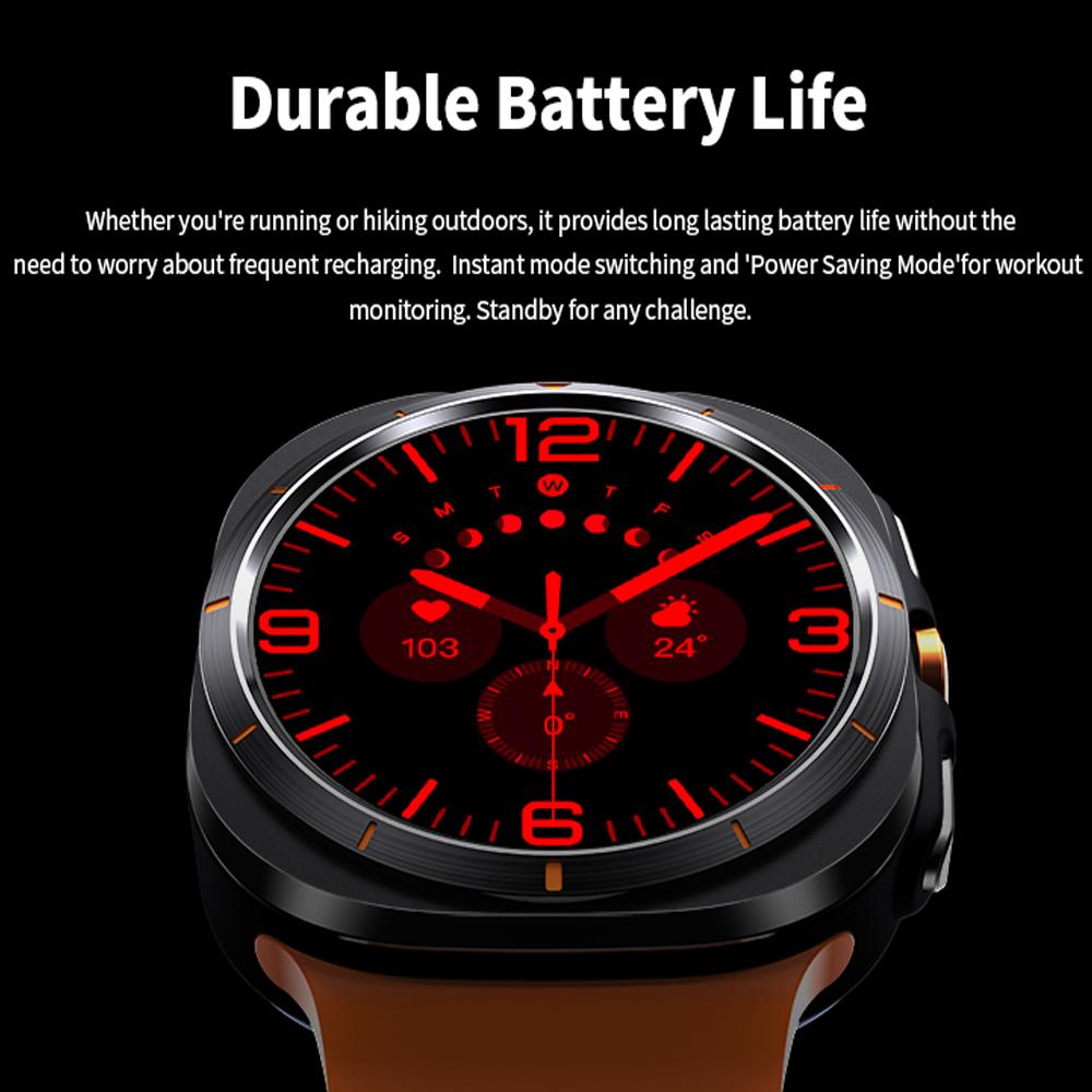 Watch 7 Ultra Smartwatch GPS Compass NFC Smart Watch Outdoor Sports Man AMOLED BT Call IP68 Smartwatch