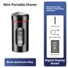 New mini shaver small steel gun car shaver electric washing shaver shaver shaver portable digital display shaver strong life
