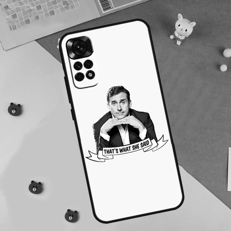 The Office Prison Mike Case For Xiaomi Redmi 14C 10C 12C 13C Cover For Redmi Note 13 Pro 14 9 10 11 12 10S 11S 12S