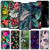 Vintage Banana Leaf Flower Phone Case For Samsung Galaxy S24 S23 S22 S20 Ultra S21 FE 5G S10 S9 Plus S10E Soft Silicone Cover