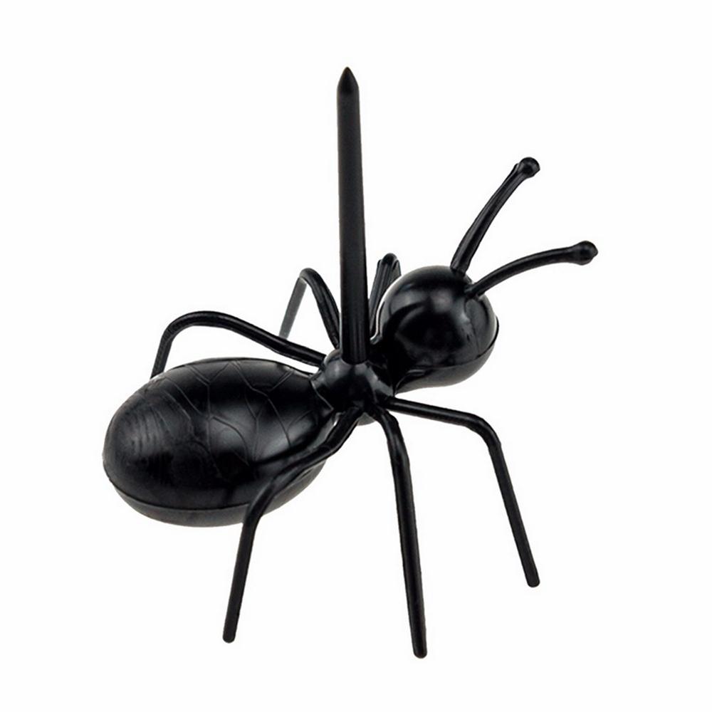 24PCS Cute Mini Ant Fruit Forks - Eco-Friendly Plastic Dessert Forks for Kids, Kitchen & Bar
