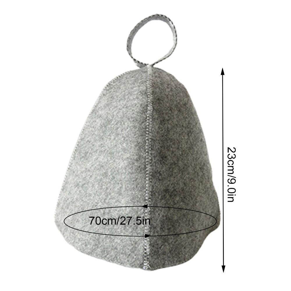 Защита головы для паровой бани, фетровая шапочка для душа, шапочка для сауны, антитепловая шапочка, фетровая шерстяная шапочка