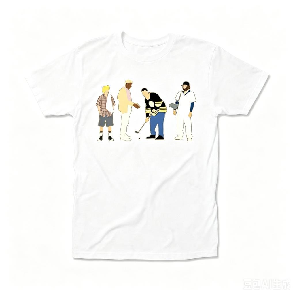 New Arrival Happy Gilmore Its All In The Hips Golf Comedy Tshirt 100 Cotton Casual Fit Heat Transfer Printed Machine Wash