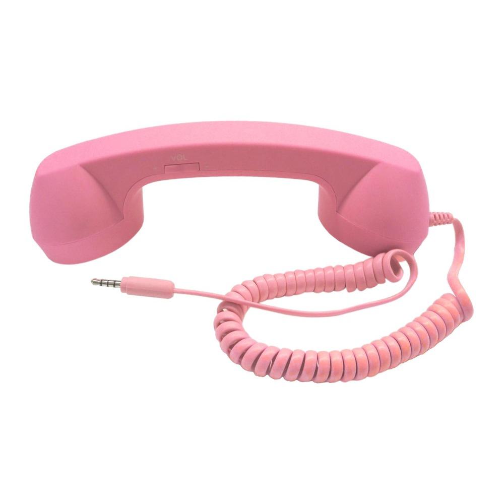Multifunction Retro Phone Handset Call Receiver Wired Headphones Telephone Handset Computers
