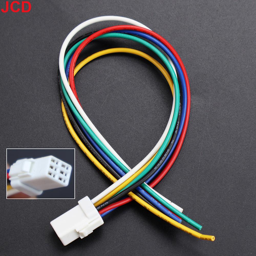JCD 1 шт. 2-контактный 3-контактный 4-контактный 6-контактный 8-контактный 0,6 мм Водонепроницаемый разъем для провода Вилка и гнездо (папа и мама) с кабелем Разъемы JST